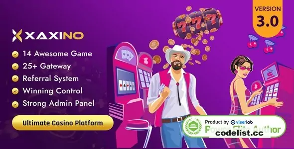 Xaxino v3.1 - Ultimate Casino Platform - nulled